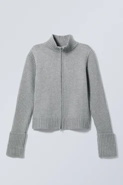 Weekday WINONA ZIP CARDIGAN><noscript><img width=